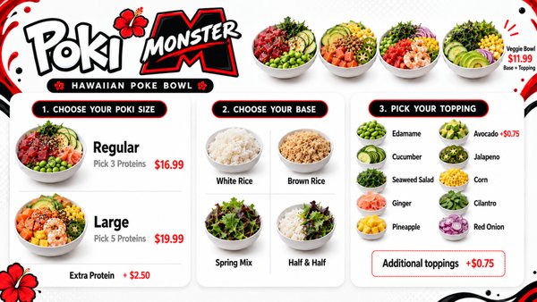 Menu photo 3 Poki Monster Brea, CA Menu photo 3 Poki Monster Brea, CA