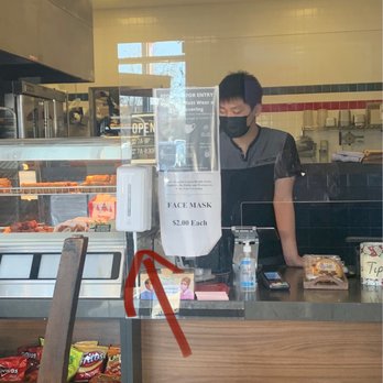 Lee's Sandwiches - Hand sanitizer box installed - Vietnamese Near Me - Dublin, California