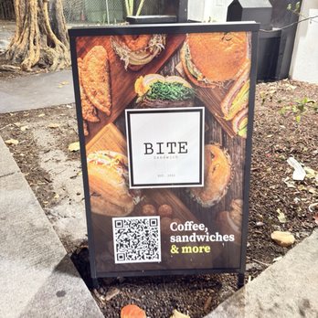 Bite Sandwich - Outside sidewalk sign - Sandwiches Near Me - Miami, Florida Bite Sandwich - Outside sidewalk sign - Sandwiches Near Me - Miami, Florida