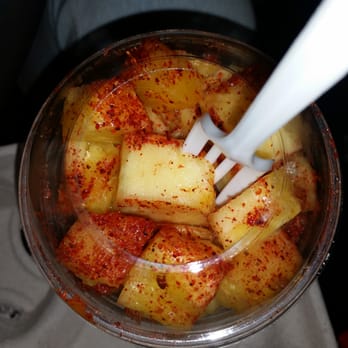 La Michoacana All Natural Fruit - Tajin seasoning on top of chunks of pinapple & papaya $4.90 ... yummy - Ice Cream & Frozen Yogurt Near Me - Corona, California La Michoacana All Natural Fruit - Tajin seasoning on top of chunks of pinapple & papaya $4.90 ... yummy - Ice Cream & Frozen Yogurt Near Me - Corona, California