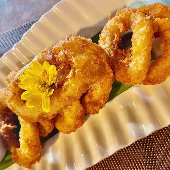 La Basil Thai Cuisine - Calamari  Like Rubber Bands - Thai Near Me - Ramona, California