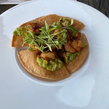 Uproot - Shrimp tostada - New American Near Me - Warren, New Jersey