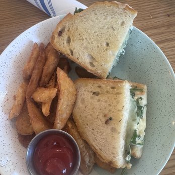 Bluestone Lane - Grilled cheese /potato wedges - Coffee & Tea Near Me - Orange, California
