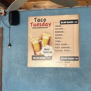 Photo of Colima's Mexican Food - San Diego, CA, United States. Taco Tuesday menu as of 3/28/23