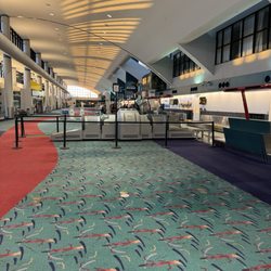 Bishop International Airport - Ticket counter area