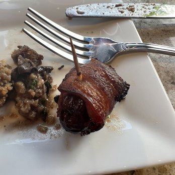 J Scott Cellars  - Bacon wrapped stuffed date. So tasty. - Wine Bars Near Me - Eugene, Oregon
