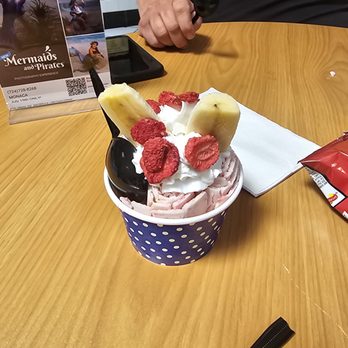 Sugar Mama's Sweets - Strawberry banana rolled ice cream. - Ice Cream & Frozen Yogurt Near Me - Monaca, Pennsylvania Sugar Mama's Sweets - Strawberry banana rolled ice cream. - Ice Cream & Frozen Yogurt Near Me - Monaca, Pennsylvania