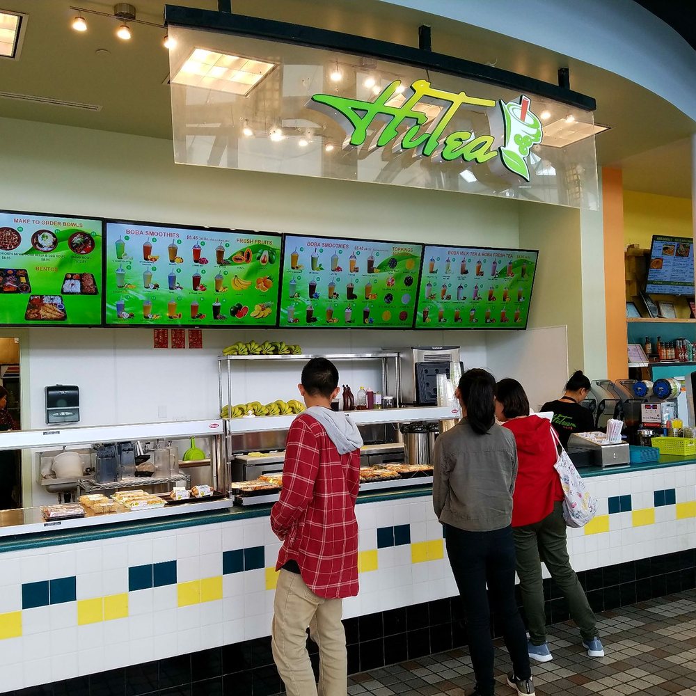 HiTea on the 2nd floor food court, in the Queen Ka'ahumanu Center