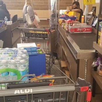 ALDI - 8/25/20 Today's list of groceries...water, bacon, fruitbars and sparkling water. - Grocery Near Me - Falls Church, Virginia