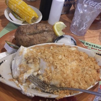 Mike's Clam Shack - baked haddock, came piping hot with a cracker crumb topping. - Seafood Near Me - Wells, Maine Mike's Clam Shack - baked haddock, came piping hot with a cracker crumb topping. - Seafood Near Me - Wells, Maine