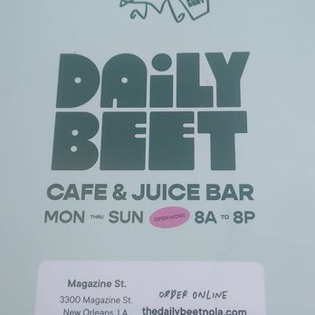 The Daily Beet - Vegetarian Near Me - New Orleans, Louisiana