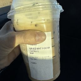 Whatta sorry excuse for iced coffee Cup of disappointment is more like it Whatta sorry excuse for iced coffee Cup of disappointment is more like it
