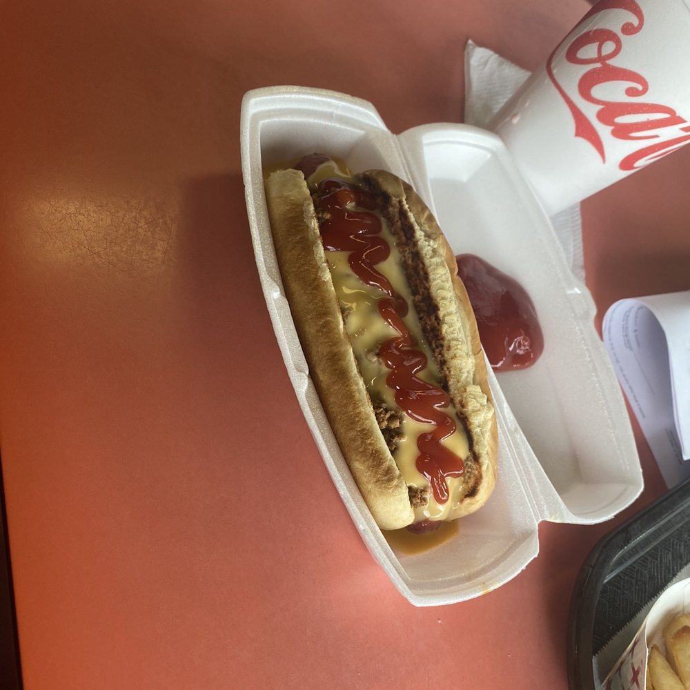 Frostop - 5" Chili Cheese Dog - Burgers Near Me - Baton Rouge, Louisiana