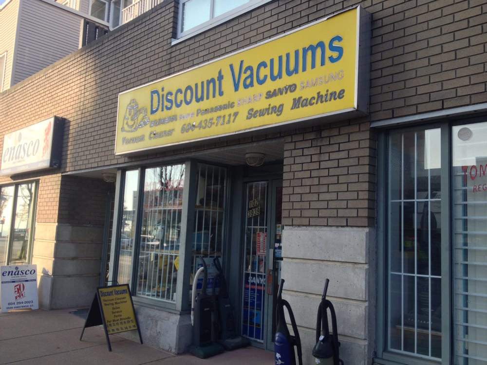 DISCOUNT VACUUMS Updated July 2024 3939 Hastings Street, Burnaby