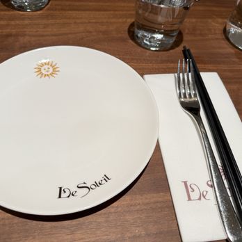 Le Soleil - Nice plate setting - Vietnamese Near Me - San Francisco, California Le Soleil - Nice plate setting - Vietnamese Near Me - San Francisco, California