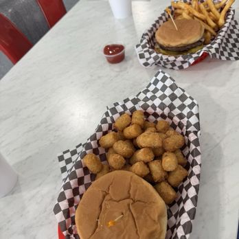 Burger Fresh - Mushroom melt and American classic. - Burgers Near Me - Humble, Texas