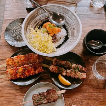 Osamil - beef skewer, pork skewer, Uni Bibimbap, chicken skewers - Korean Near Me - New York, New York Osamil - beef skewer, pork skewer, Uni Bibimbap, chicken skewers - Korean Near Me - New York, New York