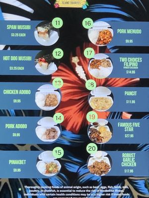 LEFTY-J’S ISLAND FAVORITES (Twain Ave) by null