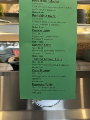 Menu photo 5 Espresso Profeta Los Angeles, CA Menu photo 5 Espresso Profeta Los Angeles, CA
