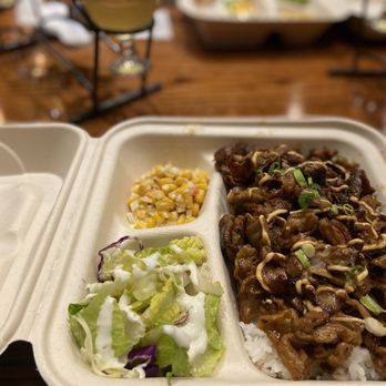 Beer Lab HI - Spicy pork plate - Breweries Near Me - Aiea, Hawaii