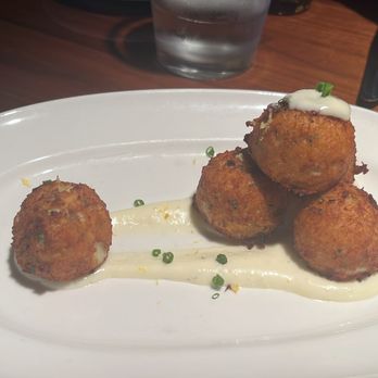Corinne Austin - Crab Croquettes - New American Near Me - Austin, Texas Corinne Austin - Crab Croquettes - New American Near Me - Austin, Texas