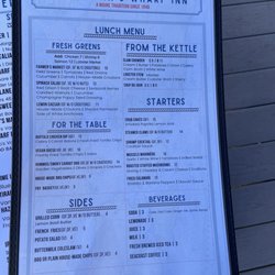Fishermans Wharf Inn Restaurant - Lunch menu