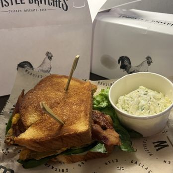Whistle Britches - Plano - Fried Green Tomato BLT - American Near Me - Plano, Texas Whistle Britches - Plano - Fried Green Tomato BLT - American Near Me - Plano, Texas