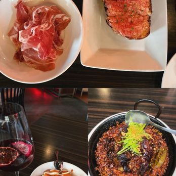 Nunos Bistro & Bar - Jamon Iberico. Short Rib Paella. Patatas Bravas - Modern European Near Me - Upland, California Nunos Bistro & Bar - Jamon Iberico. Short Rib Paella. Patatas Bravas - Modern European Near Me - Upland, California