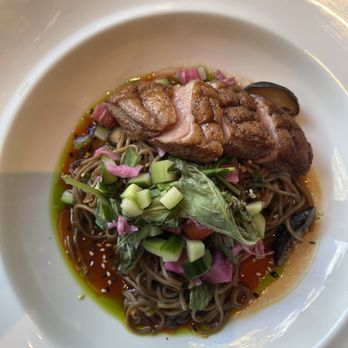 Allred's - Crispy duck breast main course - New American Near Me - Telluride, Colorado