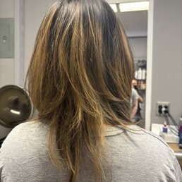 Layered haircut Layered haircut