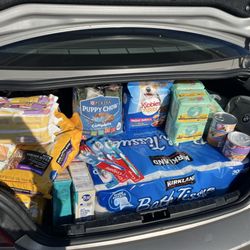 Walmart - Stuffed my trunk with donates for the LA-fire victims. Had room for more stuff.