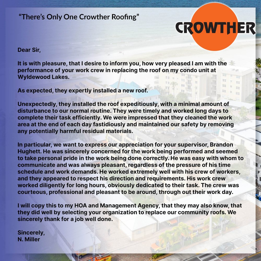 Slide of Crowther Roofing and Sheet Metal
