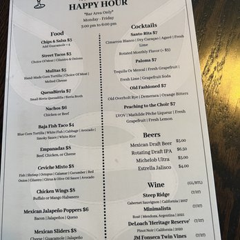 El Santo - Happy hour menu - Mexican Near Me - West Hartford, Connecticut El Santo - Happy hour menu - Mexican Near Me - West Hartford, Connecticut