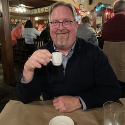 Finishing up a wonderful meal with an espresso and twist of orange. Finishing up a wonderful meal with an espresso and twist of orange.