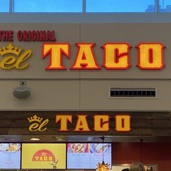 The Original El Taco - The restaurant sign