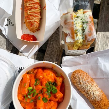 Oh K-Dog - Our food! Check out more on @jegirlanitaeats on insta :) - Breakfast & Brunch Near Me - New Haven, Connecticut Oh K-Dog - Our food! Check out more on @jegirlanitaeats on insta :) - Breakfast & Brunch Near Me - New Haven, Connecticut