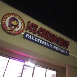 Store front is well lit, you can't miss it!