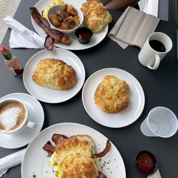 Seasons By 10/Fold - Bacon, Egg, and Cheese; Buttermilk Biscuit; Cheddar Jalapeño Biscuit; 10 Fold Breakfast; Cappucino - Breakfast & Brunch Near Me - Myrtle Beach, South Carolina Seasons By 10/Fold - Bacon, Egg, and Cheese; Buttermilk Biscuit; Cheddar Jalapeño Biscuit; 10 Fold Breakfast; Cappucino - Breakfast & Brunch Near Me - Myrtle Beach, South Carolina