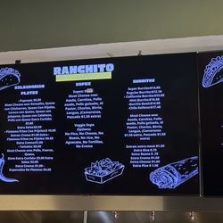 Ranchito Mexican & Salvadorian Food - Menu