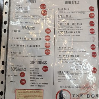 The Don Ramen Bar - Menu - Ramen Near Me - El Paso, Texas The Don Ramen Bar - Menu - Ramen Near Me - El Paso, Texas