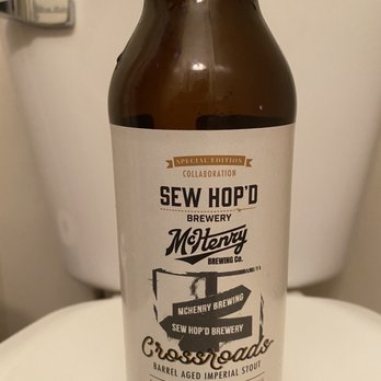 McHenry Brewing Company - a bottle of beer on a toilet - Breweries Near Me - McHenry, Illinois