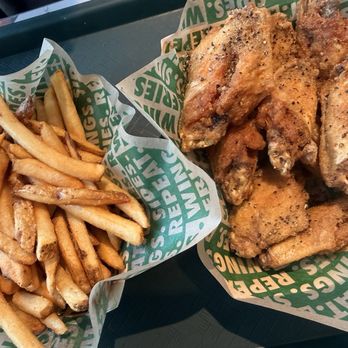 Wingstop - 10 Piece Lemon Pepper & Fries - Chicken Wings Near Me - Bellflower, California Wingstop - 10 Piece Lemon Pepper & Fries - Chicken Wings Near Me - Bellflower, California