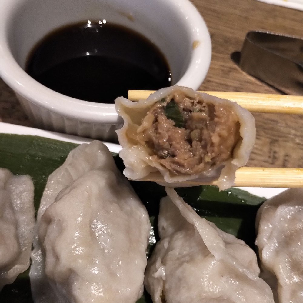 WEI Authentic Chinese - A6. Boiled Dumplings (steamed dumplings, pork) - Cantonese Near Me - Buford, Georgia WEI Authentic Chinese - A6. Boiled Dumplings (steamed dumplings, pork) - Cantonese Near Me - Buford, Georgia