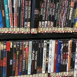 Epic Seconds - DVDs with price stickers