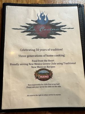 Menu photo 1 La Cocina Espanola, NM