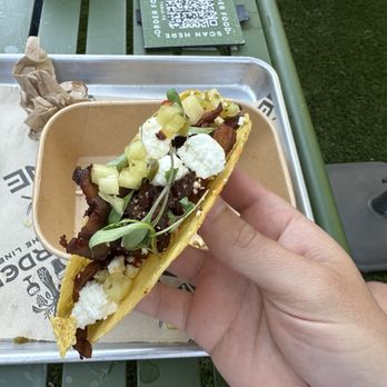 Garden At The Line - Al pastor Crispy Tacos - Beer Gardens Near Me - Sacramento, California Garden At The Line - Al pastor Crispy Tacos - Beer Gardens Near Me - Sacramento, California