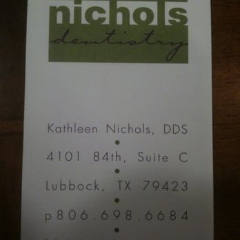 Kathleen M Nichols, DDS - General Dentistry Near Me - Lubbock, Texas