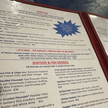 The Nauti Lobstah - Menu - Seafood Near Me - Apopka, Florida