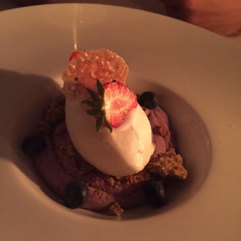 Il Santo Bevitore - Blueberry yogurt dessert - Italian Near Me - Florence, FI