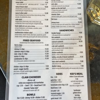 Mersea's - Menu 2/20 - Bars Near Me - Avila Beach, California